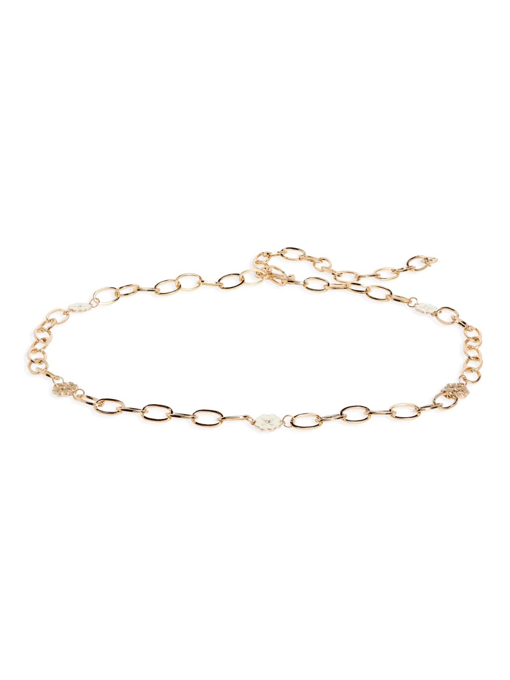 Kate Spade Floral Charm Chain Belt — NWT